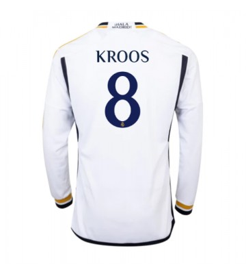 Maillot de foot Real Madrid Toni Kroos #8 Domicile 2023-24 Manche Longue